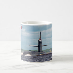 米国クルーズミサイル潜水艦 – SSGN-728 Mug コーヒーマグカップ