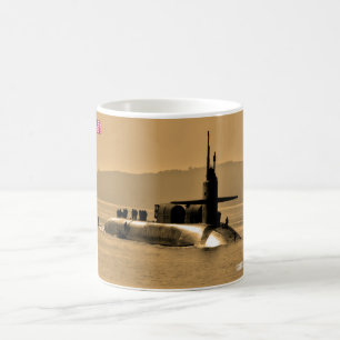 米国クルーズミサイル潜水艦 – SSGN-728 Mug コーヒーマグカップ