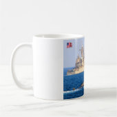 米国クルーズミサイル潜水艦 – SSGN-729 Mug コーヒーマグカップ (左)
