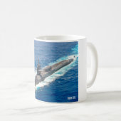 米国クルーズミサイル潜水艦 – SSGN-729 Mug コーヒーマグカップ (正面右)