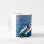 米国クルーズミサイル潜水艦 – SSGN-729 Mug コーヒーマグカップ (正面左)