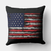 米国グランジ国旗 クッション (裏面)