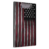 米国グランジ国旗 クリップボード (右)
