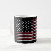 米国グランジ国旗 コーヒーマグカップ (正面左)