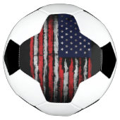 米国グランジ国旗 サッカーボール (回転)