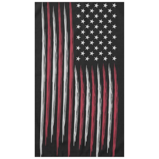 米国グランジ国旗 テーブルクロス (正面)