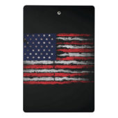 米国グランジ国旗 ミニクリップボード (裏面)