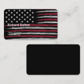 米国グランジ国旗 名刺 (正面/裏面)