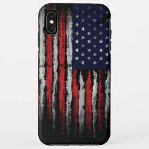 米国グランジ国旗 iPhone XS MAXケース