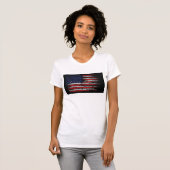 米国グランジ国旗 Tシャツ (正面フル)