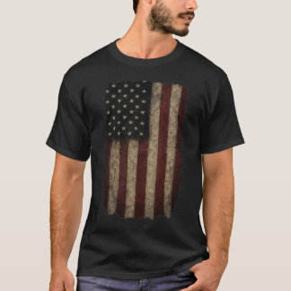 米国グランジ国旗 Tシャツ