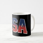 米国グランジ文字デザイン コーヒーマグカップ (正面右)