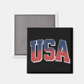 米国グランジ文字デザイン マグネット (正面/裏面)