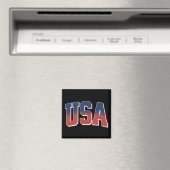 米国グランジ文字デザイン マグネット (インサイチュ (食洗機))