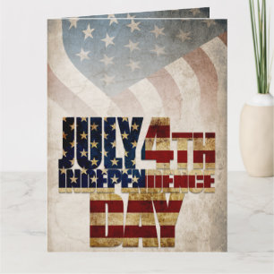 米国グランジ7月4日Independence Graphic カード