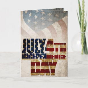 米国グランジ7月4日Independence Graphic カード