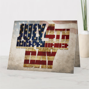 米国グランジ7月4日Independence Graphic カード