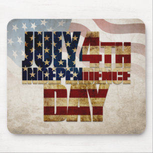 米国グランジ7月4日Independence Graphic マウスパッド