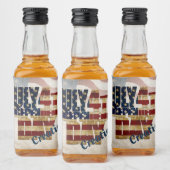 米国グランジ7月4日Independence Graphic リキュールボトルラベル (ボトル)