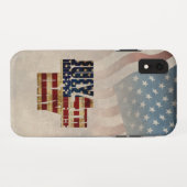 米国グランジ7月4日Independence Graphic Case-Mate iPhoneケース (裏面(横))
