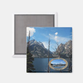 米国グランドテトンワイオミング国立公園 マグネット (正面/裏面)