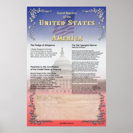 米国グランド共和国 ポスター (正面)