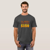 米国グレードA認定5150 Tシャツ (正面フル)