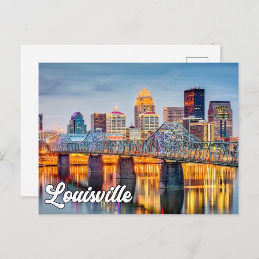 米国ケンタッキー州ルイビルからこんにちは ポストカード (正面/裏面)