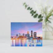 米国ケンタッキー州ルイビルからのご挨拶 ポストカード (スタンド正面)