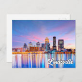 米国ケンタッキー州ルイビルからのご挨拶 ポストカード (正面/裏面)