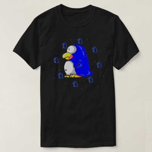 米国コナミ・パロディウスペンギンパワー01 Tシャツ (デザイン正面)