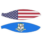 米国コネチカット州旗を持つフルサイズバスケットボール バスケットボール (パネル)