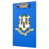 米国コネチカット州旗を持つ愛国的なクリップボード クリップボード (左)
