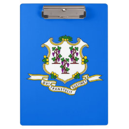 米国コネチカット州旗を持つ愛国的なクリップボード クリップボード