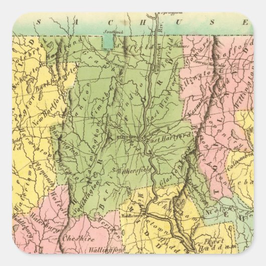 米国コネチカット スクエアシール (正面)