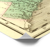 米国コネチカット ポスター (角)