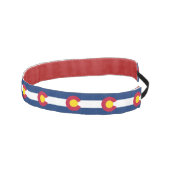 米国コロラスリップまたは滑ることド州旗を持つノンヘッドバンド アスレチックヘッドバンド (右)