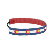 米国コロラスリップまたは滑ることド州旗を持つノンヘッドバンド アスレチックヘッドバンド (左)