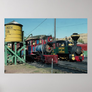米国コロラド州ビクトル鉄道、Critpple Creek ポスター