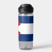 米国コロラド州旗の付いた水の州 ウォーターボトル (背面)