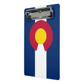 米国コロラド州旗を持つミニクリップボード ミニクリップボード (アングル2)