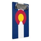 米国コロラド州旗を持つミニクリップボード ミニクリップボード (アングル)