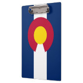 米国コロラド州旗を持つ愛国的なクリップボード クリップボード (左)