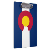 米国コロラド州旗を持つ愛国的なクリップボード クリップボード (右)