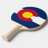 米国コロラド州旗卓球ラケット州 卓球ラケット (正面アングル)