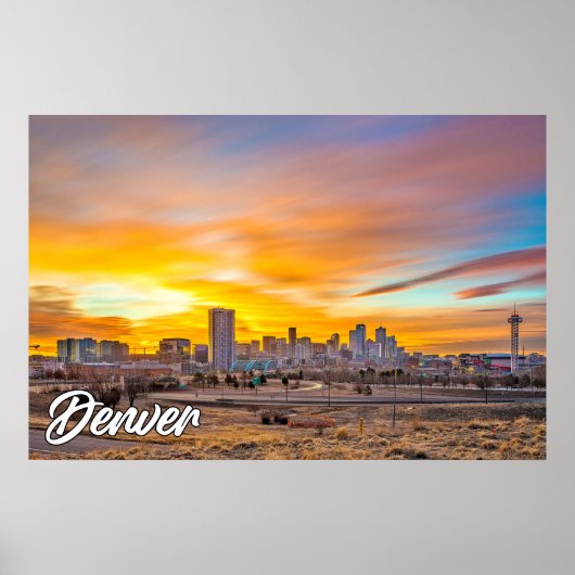 米国コロラド州，デンバー ポスター (正面)