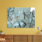 米国コロラド州Pike's Peakのマイクロクリン結晶 キャンバスプリント (インサイチュ (リビング))