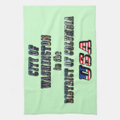 米国コロンビア州ワシントン市 キッチンタオル (縦)