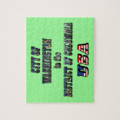 米国コロンビア州ワシントン市 ジグソーパズル (縦)