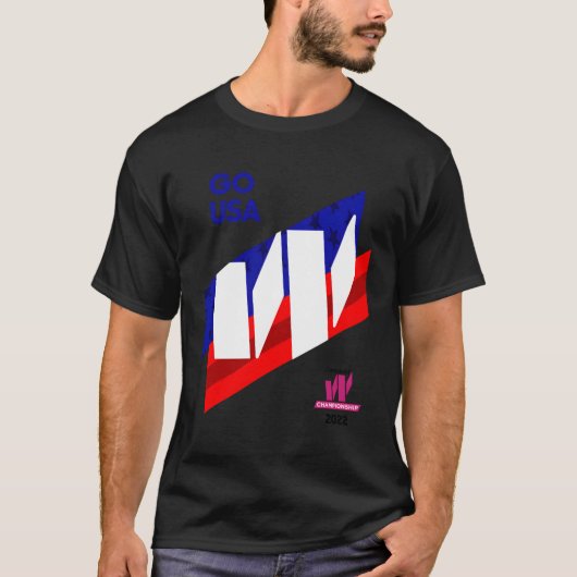 米国コンカaf W予選 Tシャツ (正面)
